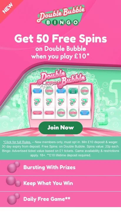 Double Bubble Bingo — design detail 8
