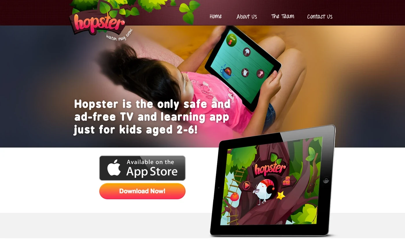 Hopster — design detail 1