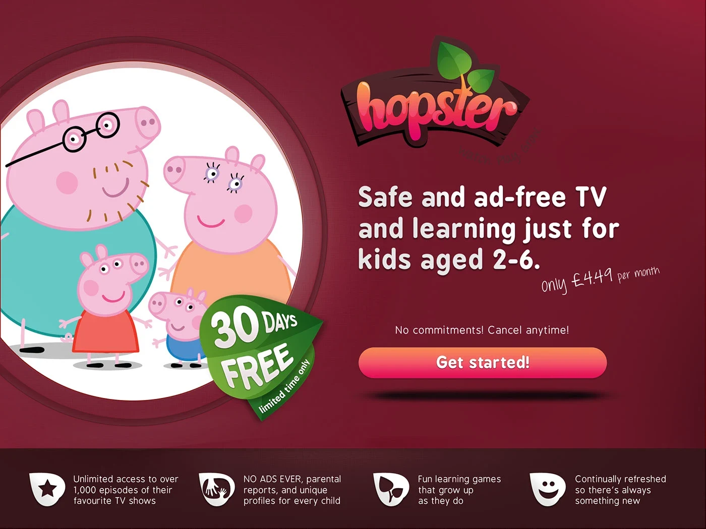 Hopster — design detail 2