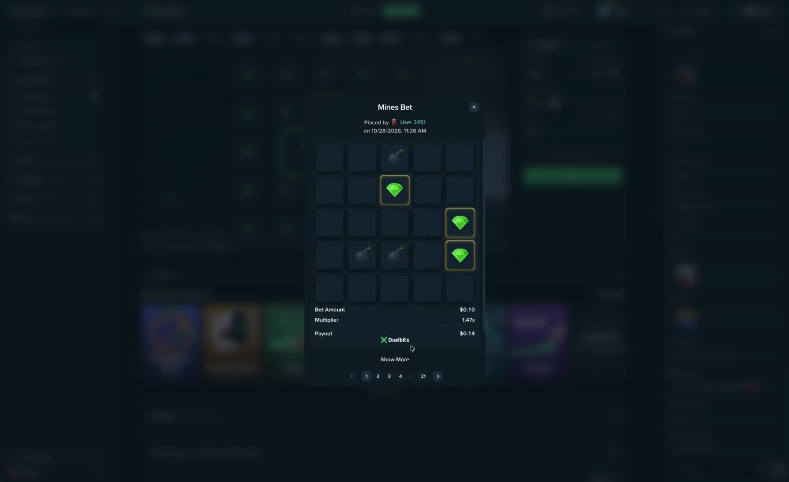 Mines — design detail 7